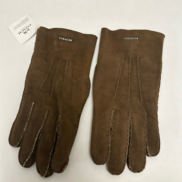 Coach Accessories - SHEARLING COACH GLOVES!!!!